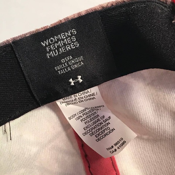 Women’s Under Armour Logo Camo Pattern Hat One Size - Picture 8 of 8